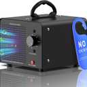 PROGRACE Ozone Generator 60,000mg/h - High Capacity Up to 4000 Sq Ft Ozone Machine Odor Removal Eliminator for Car, Home, Smoke, Pet, Basement Air Purifier (Black)