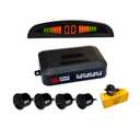 Car Parking sensors,4 Reverse Backup Parking sensors kit with LED Display, Reverse Gear Audio Buzzer Alarm kit, 2.5m Sensor Wire for Cars Van SUV (Black)