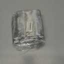 Happy Trees Badge Holder Horizontal ID Card Protector, Name Tag Badge Holders with Resealable Zip, Clear PVC Plastic Sleeves, Pass Case Credential Pouch for Office, School (50 Pack)