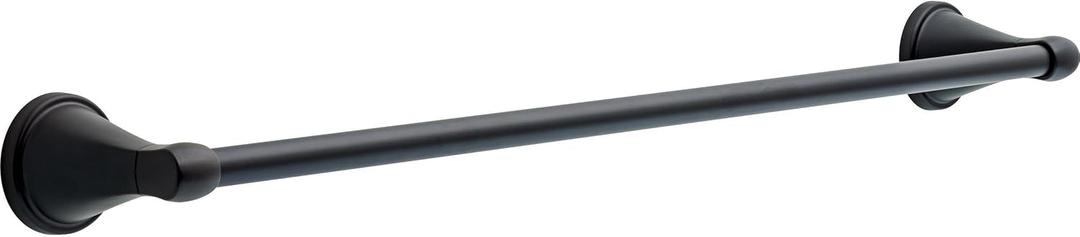 Delta Faucet Becker (1-Pack) 24" Bathroom Towel Rack/Bar, Matte Black, Wall Mounted BCK24-MB