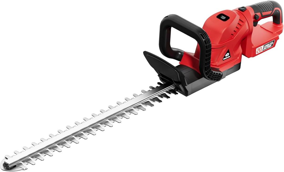 Cordless Hedge Trimmer with Rotatable Handle for Milwaukee M18 Battery, 52cm Brushless Motor Trimmers Battery Powered, Electric Hedge Trimmer Cordless Bush Trimmers for Garden(Battery Not Included)