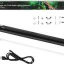 T5 UVB Reptile Light Fixture HO UVB Bulb Lighting Combo Kit, 10.0 UVB Light for Reptiles Terrarium Hood with 39W Reptile Light Bar UVA UVB Desert Lamp for Bearded Dragon Turtle Tank, 34Inch