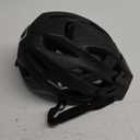 Bike Helmet for Adults, Lightweight Mountain Bicycle Helmet with USB Rechargeable LED Rear Light, Removable Sun Visor for Women, Men, Suitable for Cycling and Commuting (Medium (21.6-22.8in), Black)