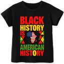 Kids Black History Shirt,Toddler Black History Month T-Shirt Boys Girls, African American Tee, 2-6T