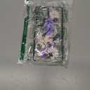 Boaretiu Cute Kawaii for Samsung Galaxy S25 Ultra Case with Stand - Fashion Cool 360 Rotate Ring Holder Kickstand Purple Flower for Women Girls Boys Teens Girly for Galaxy S25 Ultra Case