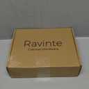 Ravinte 20 Pack 10 Pairs 1/2 Inch Overlay Brushed Nickel Short Arm Kitchen Cabinet Hinges,Soft Close 105 Degree Concealed Hinges with Screwdriver and Mounting Screws Used for Face Frame Door