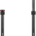 MINIFOCUS Tripod Extension, 2 Section Center Columns, 23.4" Alloy Aluminum Tripod Extender Tube Telescopic Stick Rod/Pole with 1/4" 3/8" Screw, Compatible with Tripods/Gimbal/Camera, Max Load 33lb