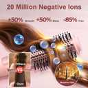 6 in 1 Hair Styler | Air Styling & Drying System | High Speed Blow Dryer Brush | No Heat Damage | Auto-Wrap Curlers, Oval Brush, Round Brush, Comb & Storage Bag