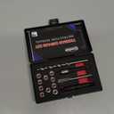 SENNMONN M6X1.0 Thread Repair Kit with 9.4mm Insert HSS Drill, Tap, Installation Driver, Counterbore, Stainless Steel Insert M6X1.0X9.4mmX10 PCS