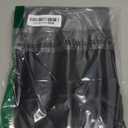 1 Pack No-Collapse Airplane Foot HammockAdjustable Foot Hammock for Plane Travel with Thick Bamboo Base, Lightweight Travel Footrest for Office, Flights(Black)