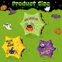 2 x Colarr 6 Pcs Halloween Boxes for Gifts Spider Web Gift Box with Lids Paperboard Trick or Treat Candy Containers Hexagon Cookie Containers for Bakery Supplies Storage Birthday Party(Bright)