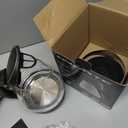 OVENTE Electric Kettle, 1.5L Borosilicate Glass Countertop Water Heater and Boiler for Coffee or Tea, BPA-Free, Auto Shut-Off, Boil-Dry Protection, Removable and Washable Spout Filter, Black KG83B (1.6 Quarts)