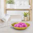 Shubhkart Brass Engraved Nakshi Plate Set 11 cm (Pack of 5)  Indian Decorative Ritual Plates for Puja, Meditation & Festive Dcor | Traditional Hindu Offering Plates for Home Altar & Cultural Gifting