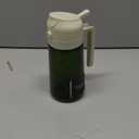 16oz/470ml Glass Olive Oil Sprayer for Cooking - 2 in 1 Olive Oil Dispenser for Kitchen Gadgets, Air Fryer, Salad, and BBQ (beige)