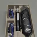 Oral-B iO Deep Clean Rechargeable Electric Powered Toothbrush, Black with iO Series 3 Limited, 2 Brush Heads and Travel Case - Pressure Sensor to Protect Gums - 3 Cleaning Settings - 2 Minute Timer (1 Count (Pack of 1))