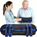 Gait Belt with 7 Handles for Seniors & Caregivers - 5” Wide Transfer Belt for Elderly, Bariatric & Disabled | Adjustable 30-50 Inch, Quick-Release Buckle | Heavy Duty Support for Home Care by WSDKNS