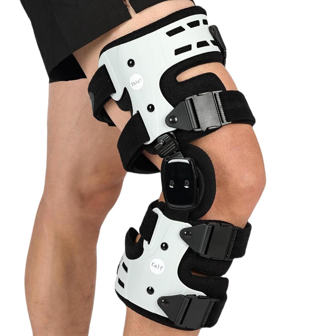 Orthomen OA Unloader Knee Brace - Support for Arthritis Pain, Osteoarthritis, Cartilage Defect Repair, Avascular Necrosis, Knee Joint Pain and Degeneration (Medial/Inside - Right)