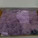 REVIX Microwavable Booties and Hot Feet Warmers for Women & Men,Heated Foot Warmer with Flaxseed Moist Heat Therapy for Foot Ankle, Cold Feet, Purple, S/M