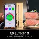 MEATER Plus: Smart Bluetooth Wireless Meat Thermometer Digital | BBQ, Grill, Oven, Smoker, Air Fryer, Kitchen | Perfect for Steak, Chicken, Turkey, and More | Delicious Recipes in App (Honey)