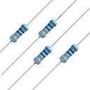 California JOS 100pcs 330 ohm Resistor 1/2w (0.5Watt) 1% Tolerance Metal Film Fixed Resistor, Multiple Values of Resistance Optional(330 ohm, 330 R, 330 )