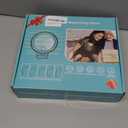 30X 10X Magnifying Glass with Light and Stand, 72 LED 3 Color Modes Stepless Dimmable, Hands Free Lighted Magnifier Desk Lamp for Close Work Craft Hobby Painting Sewing Jewelry Reading, Square (Black)