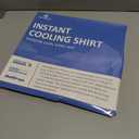 GearGlacier Instant Cooling Quick Dry Workout T-Shirt Men Undershirt Moisture Wicking Performance Running Comfort Tee (Black, M)