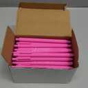 ADXCO 60 Pieces Baby Shower Pens It's a Girl 1.0 mm Ballpoint Pen with Black Ink Retractable Writing Pens for Guests Friends Baby Shower Gender Reveal Party Favors Office School Student Writing, Pink