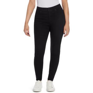 Nine West Women's High Rise Perfect Skinny Jean (16, Black)
