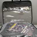 YIERTAI for Chevy Chevrolet Silverado GMC Sierra Car Seat Covers Fit 2007-2023 2024 2025 2026 1500/2500/3500HD Truck Waterproof Leather Crew Double Extended Cab Covers(5 PCS Full Set/Black)