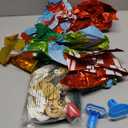 Christmas Balloon Garland Arch kit with Merry Christmas Banner and Christmas Red White Green Cane Balloons Candy Balloons Gift Box Balloons Explosion Star Foil Balloons for Xmas Party Decorations