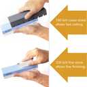 Flattening Stone Set, Two Sharpening Stones Flattener, Grit 180 Black & 320 White Whetstone - Fixer with Grooves for Repair any wet stone