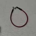 Motoforti Universal 50cm 19.69" Motorcycle Brake Clutch Oil Hose Line Pipe Hydraulic Reinforced Stainless Steel Braided Red (20 Inch)