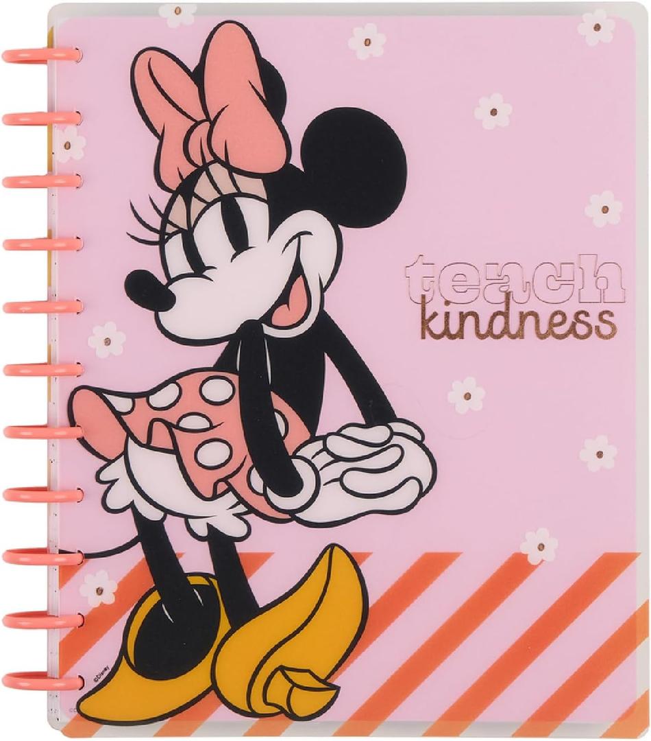 Happy Planner Disney Disc-Bound 12-Month Academic Planner, July 2025June 2026, 3 Extra Months, 2 Sticker Sheets, Big Size, Teacher Layout, Mickey Mouse & Friends Theme, Current Classroom