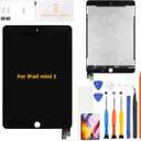 A-MIND Screen Replacement for iPad mini 5 2019 LCD Display Touch Screen Digitizer Assembly Compatible with A2133 A2124 A2126 A2125 (Black)