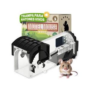 Motel Mouse Humane Mouse Traps for Indoor & Outdoor - Easy to Use, Easy to Clean, Reusable, No Touch Release, Improved Highly Sensitive Trigger Mechanism - Comes with Instruction Manual & Video