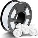 TECBEARS Rapid PETG Filament 1.75mmHigh Speed 50-600mm/s 3D Printer Filament, High Toughness PETG, White 1KG