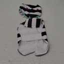 ComfyCamper Snake Costume for Dogs - Small Medium Large XLarge XXL Cosplay Halloween Costumes Christmas, M (Black and White)