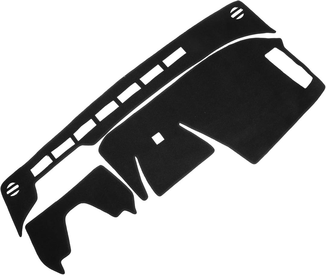 Dash Cover for Toyota BZ4X 2023-2025 Accessories Dashboard Cover Mat Polyester Dashboard Mat Sunshade Non-Slip Dashboard Protector Anti-Glare& Beat the Heat