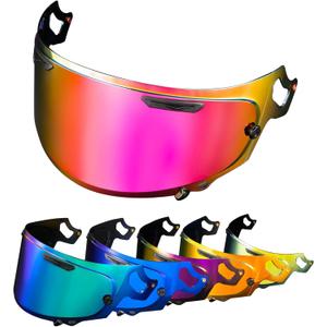 PSLER Regent X Visor Corsair X Visor VAS-V MAX Vision Face Shield Quantum X Visor Helmet Shield for Regent X VAS-V MAX Corsair-X Quantum-X Signet-X RX7X Defiant-X Dt-X,Deep Rose Red