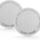 MHW-3BOMBER 58.5mm Espresso Puck Screen 2 Packs Metal Coffee Filter Reusable Espresso Filters for 58mm Portafilter Basket 0.8mm Thickness FG7010-OS (Silver)