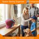 Hat Stand, Holder Organizer for Baseball Caps, 2 Pack Acrylic No-Install Hat Rack for 14 Caps Storage, Hat Organizer and Display Stand for Closet, Bedroom, Dresser, Office, Shelf Decoration