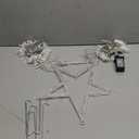 12FT 344 LED Christmas Tree Lights, Plug in Waterfall String Lights with Topper Star, Waterproof 8 Modes Outdoor Christmas Decorations for Indoor Patio Roof Garden Yard Lawn Party, Red and White