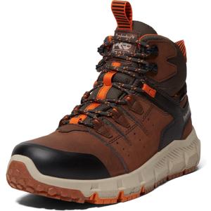 Timberland PRO mens Tempe Soft-toe Waterproof Industrial Work Boot (7 Wide, Medium Brown V1)