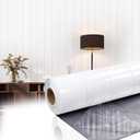 Geelin Shiplap Peel and Stick Panels for Walls Self Adhesive PVC Slat Wall Panel 15.75"x 118" Peel and Stick Wallpaper Backsplash Soundproof Wall Panels for Bedroom Living Room Decor Ceiling