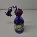 PetSafe Busy Buddy Tug-A-Jug - Treat-Dispensing Dog Toy - Slow Down Eating - 2 Cup Capacity - Lower Separation Anxiety - Cleans Teeth - Easy to Wash - Multi-Sensory Stimulation - Purple, M/L (Medium/Large)