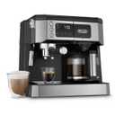 De'Longhi All-In-One Combination Coffee and Espresso Machine COM530M: 10-Cup, 15 Bars, Digital Timer, Black(missing Lid To Coffee Pot)