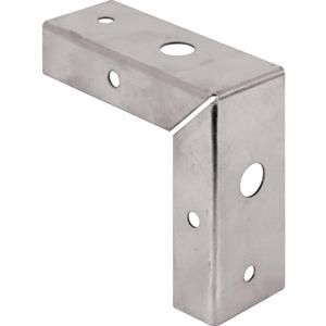 Prime-Line N 7195 1-3/8 In. Stamped Steel Constructed Bi-Fold Door Corner Repair Bracket (2 Pack)