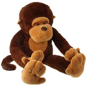YunNasi Large Stuffed Monkey Giant Monkey Stuffed Animal Big Gorilla Plush Toy for Kids and Girlfriends (43.3 Inches) (110cm)