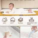 Bassinet Bedside Sleeper, 4 Adjustable Height Baby Bassinet with Crib Sheet, Pink