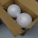 Bright Creations Foam Balls - 5-Inch, White, 4 Pack - Craft Foam Spheres for DIY Craft Projects, Floral Arrangements & DIY Ornaments